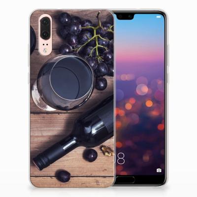 Huawei P20 Siliconen Case Wijn