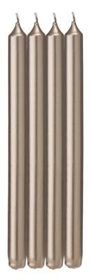 HEMA Lange huishoudkaarsen Ø2.2x29 champagne - 4 stuks (champagne)
