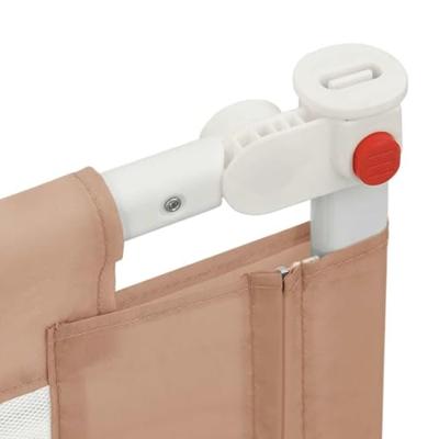 VidaXL Bedhekje peuter 190x25 cm stof taupe
