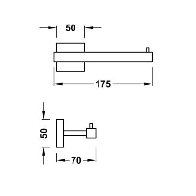 Toiletrolhouder Tres Cuadro Zonder Deksel Mat Wit Tres Toiletrolhouder Tres Cuadro Zonder Deksel Mat Wit Tres