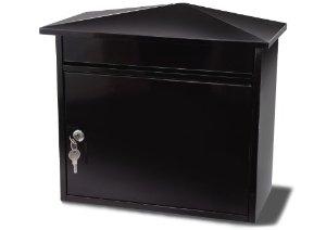 Brievenbus Mersey - zwart