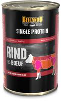 Belcando Single Proteïne-blikje, 6 x 400 g runderen, gevarieerd natvoer voor honden, monoproteïne natvoer - thumbnail