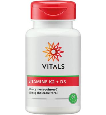 Vitals Vitamine K2 + D3 - 60 vegan softgels