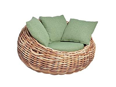 Apple Bee | Loungestoel Cocoon | Mocca-Green