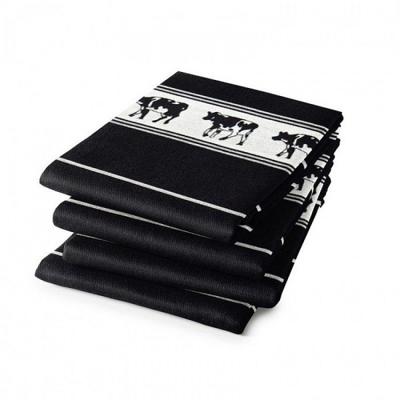 DDDDD theedoek 60x55 cm zw/bon zw/wi DDDDD theedoek 60x55 cm zw/bon zw/wi