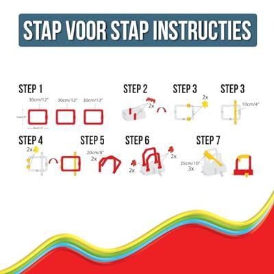 Clics Spaghetteez flexibele bouwstaafjes in opbergbox, 200dlg.