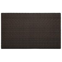 Tuinbartafel 100x60,5x110,5 cm poly rattan bruin - thumbnail