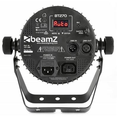 Beamz BT270 LED 4 in 1 Rgbw Flat Par