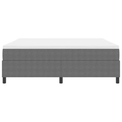 Boxspring Bed met Matras - Lichtgrijs, Super King Size, Corduroy Stof