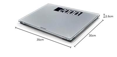 Soehnle 63864 style sense comfort 600 digitale personenweegschaal zilver - thumbnail