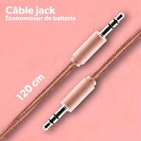 T'NB Opvouwbare draadloze hoofdtelefoon met passieve ruisonderdrukking, met bluetooth-verbinding, stereogeluid met geïntegreerde microfoon, batterijduur tot 30 uur, roze - thumbnail