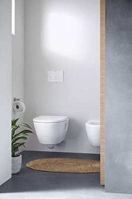 Toilet Duravit D-Neo Wand Set Rimless Diepspoel 54 cm Hoogglans Wit