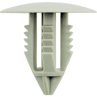 KS Tools 420.1806 Verbindingsclip voor bumper, grijs voor Volvo, verpakking van 10 stuks