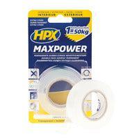 HPX Max Power Transparent bevestigingstape | 19mm x 2m - HT1902 HT1902 - thumbnail