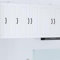 Keukenkast met plank 2 pcs Wit 30 x 31 x 80 cm Bewerkt hout - thumbnail