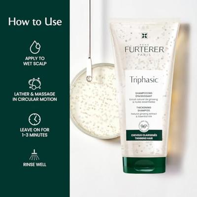 Rene Furterer Triphasic Anti-Hair Loss Shampoo 400ml Rene Furterer Triphasic Anti-Hair Loss Shampoo 400ml