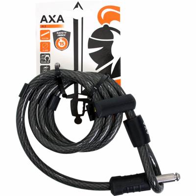 AXA RLS insteekkabel zwart 115cm x 10mm AXA RLS insteekkabel zwart 115cm x 10mm