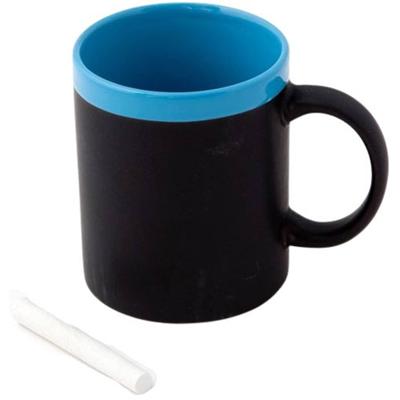 Krijtmok - Beschrijfbare Koffiebeker - 373ml - Zwart