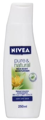 Nivea Pure & Natural Body Milk (250ml)