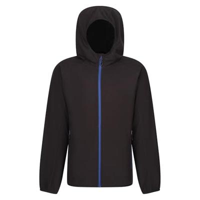 Ragetta RG690 Navigate Hooded Full Zip Fleece - Black/New Royal - L