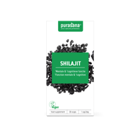 Shilajit 500mg vegan 30 Vegetarische capsules - thumbnail