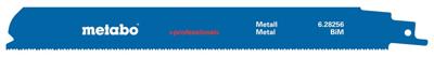 Metabo 628256000 5 zaagbladen, metaal 225 5 stuk(s)