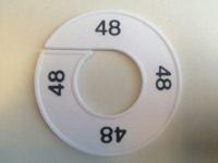 Maatring wit/zwart 48 - thumbnail