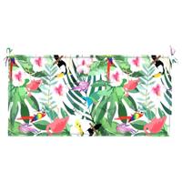 Tuinbankkussen 120x50x3 cm oxford stof meerkleurig - thumbnail