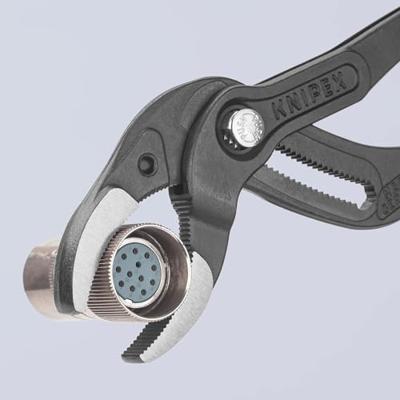 Knipex Sifon-/connectortang | lengte 250 mm spanwijdte 25-80 mm | zwart gefosfateerd | 1 stuk - 81 01 250 - 81 01 250 - thumbnail