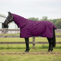 VidaXL Paardendeken donkergroen en zwart 115 cm polyester - thumbnail