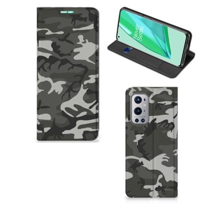 OnePlus 9 Pro | Hoesje met Magneet | Army Light OnePlus 9 Pro | Hoesje met Magneet | Army Light