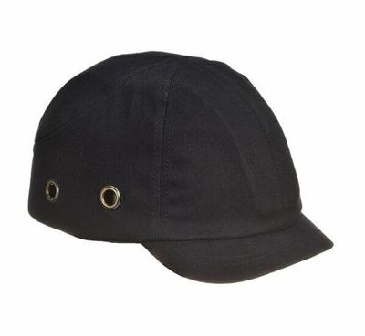 Veiligheidspet korte klep, zwart - Zwarte veiligheidspet korte klep Portwest Veiligheidspet korte klep, zwart - Zwarte veiligheidspet korte klep Portwest