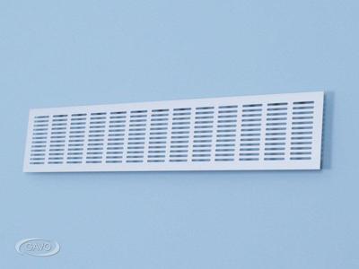 Ventilatiestrip aluminium extrusie 100 mm bruin RAL 8022