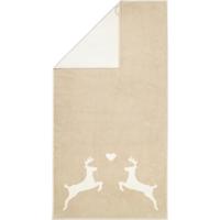 Cawö Cawö Alpenchic Edition Hert 6228 Douchelaken 70x140 beige - thumbnail