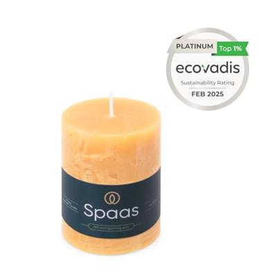 Kaars rustiek 70/95 mm zandkleur Spaas - Spaas Kaars rustiek 70/95 mm zandkleur Spaas - Spaas
