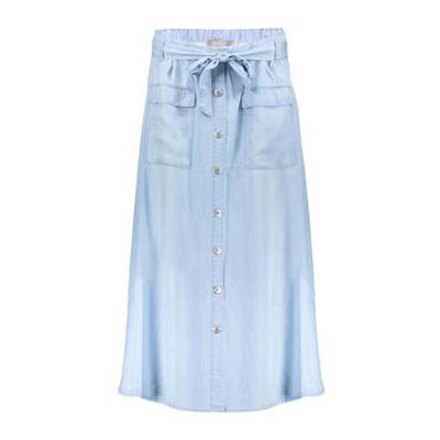 Skirt bleached denim