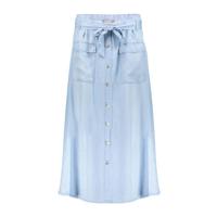 Skirt bleached denim - thumbnail