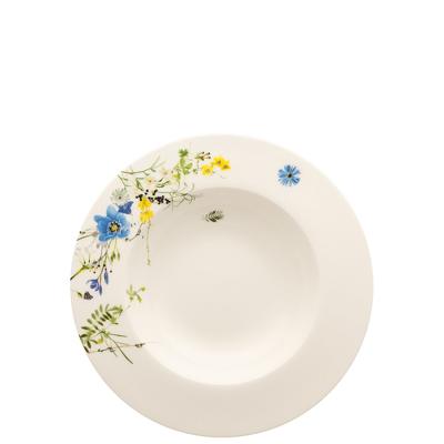 ROSENTHAL - Brillance Fleurs des Alpes - Diep Bord 23cm met rand ROSENTHAL - Brillance Fleurs des Alpes - Diep Bord 23cm met rand