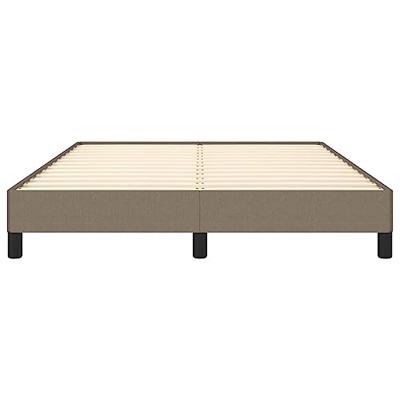 Bedframe zonder matras stof taupe 140x190 cm
