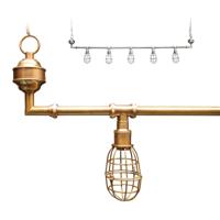 Hanglamp Sandford brass - thumbnail