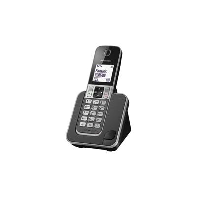 Panasonic kx-tgd310nlg single dect telefoon zwart/grijs Panasonic kx-tgd310nlg single dect telefoon zwart/grijs