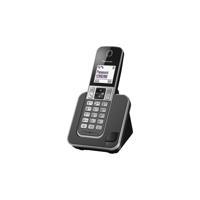 Panasonic kx-tgd310nlg single dect telefoon zwart/grijs - thumbnail