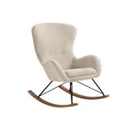 Schommelstoel Maartje Beige Teddy - thumbnail