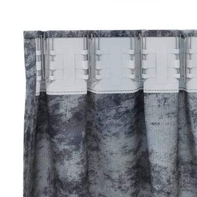 VidaXL Velvet gordijnen 2 pcs zilvergrijs 260 x 140 cm fluweel VidaXL Velvet gordijnen 2 pcs zilvergrijs 260 x 140 cm fluweel