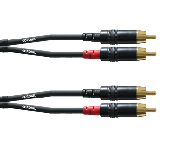 Cordial CFU 1.5 CC Rean stereo RCA tulpkabel 1,5m Cordial CFU 1.5 CC Rean stereo RCA tulpkabel 1,5m