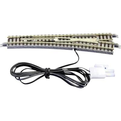 Z Rokuhan rails (met ballastbed) 7297039 Wissel, Elektrisch, Links 110 mm 13 ° 490 mm 1 set(s)