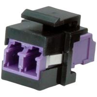 ROLINE Keystone glasvezeladapter LC/LC duplex, multimode, OM4 - thumbnail