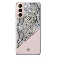 Samsung Galaxy S21 Plus siliconen hoesje - Snake print - thumbnail