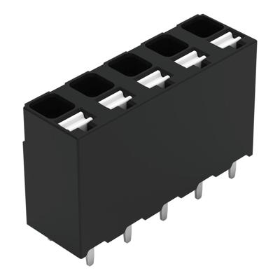WAGO 2086-3105 Printklem 1.50 mm² Aantal polen 5 Zwart 1 stuk(s)
