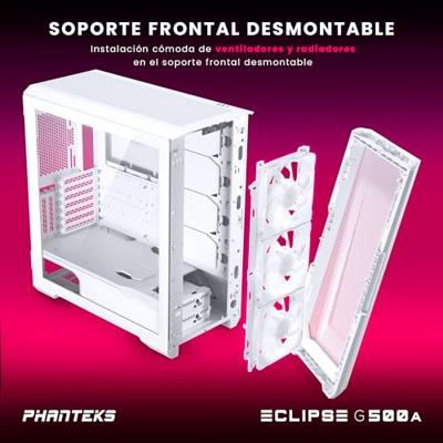 Phanteks Eclipse G500A Midi-tower PC-behuizing, Gaming-behuizing Wit